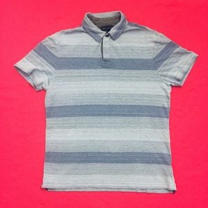 Modern Banana Republic Striped Polo Shirt